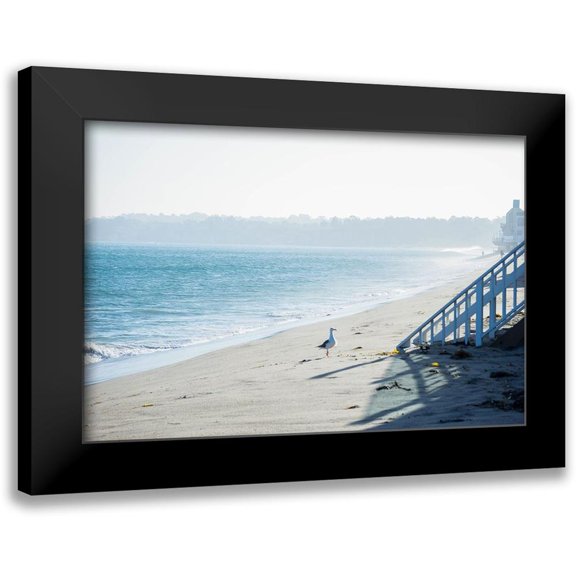 Stewart, Wil 18x13 Black Modern Framed Museum Art Print Titled - Beach Stroll