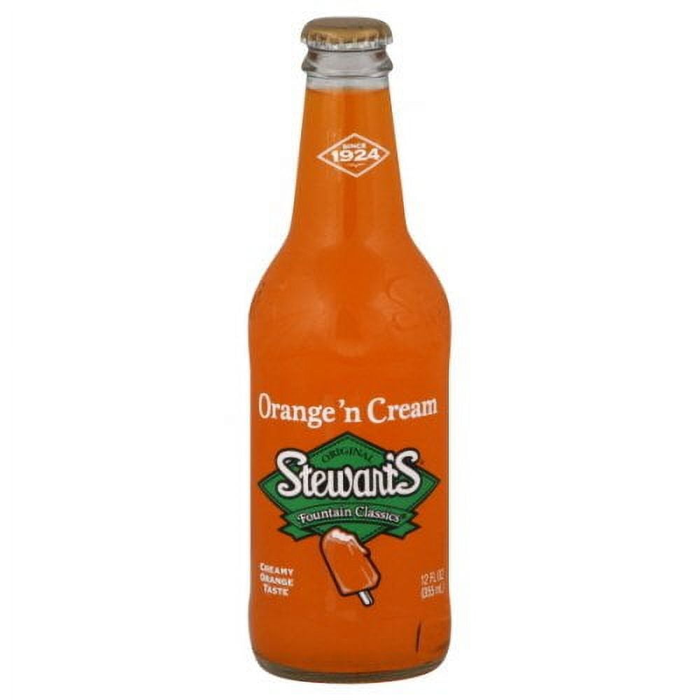 Stewarts Orange Soda - 355Ml X 4 Bottles
