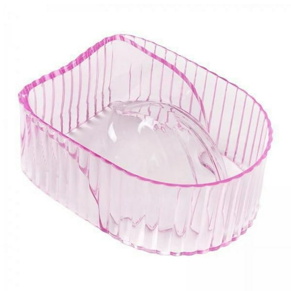 Stgfyxgs 2xSoak Bowl, Polish Remove Wash Soaker Tray, Manicure SPA Tool, Acrylic Nail Soaking Bowl,for Home , Pink, 2 Pcs