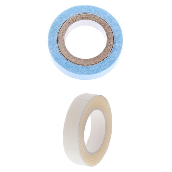 Stgfyxgs 3 Yards Wig Support Tape Roll 1cm Wide Water Resistant Double Sided Hair Replacement Tape For Skin Weft Hair Toupees Beards 2Pcs