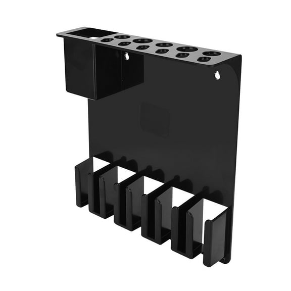 Stgfyxgs Barber Trimmer Holder Wall Mounted Comb Tray Versatile Shear Holder Electric Hair Cutter Storage Rack for Salon Hairartist