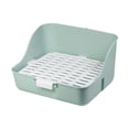 thumbnail image 1 of Stgfyxgs Bunny Toilet Box Pet Accessories Bunny Toilet for Squirrel Ferrets Hedgehog Green, 1 of 9