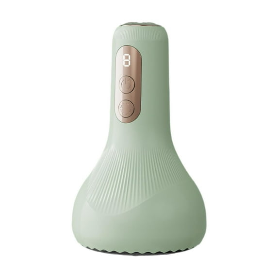 Stgfyxgs Electric Cupping Massager Red Light Heat 9 Level Adjustable Scraping Machine Light Green