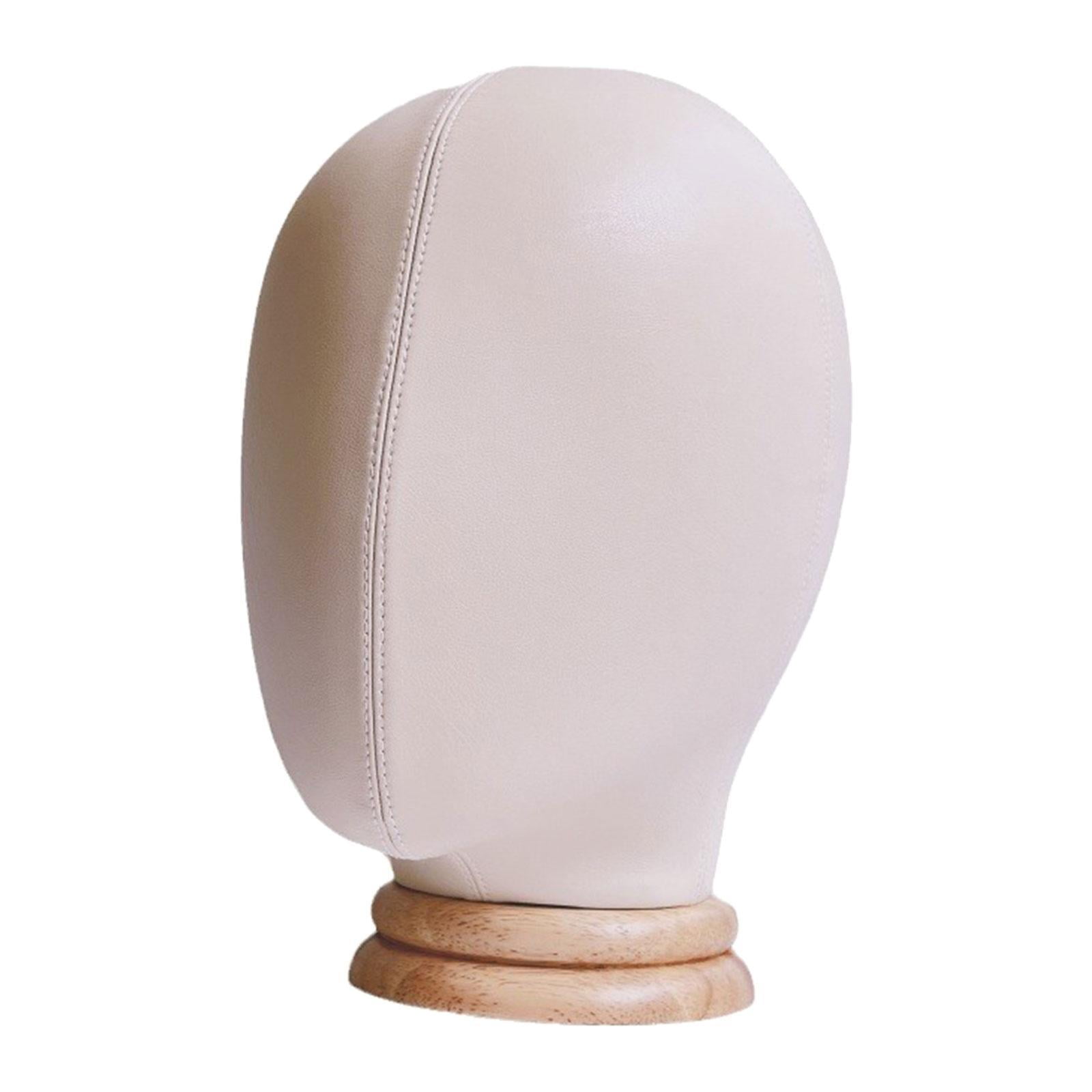 Stgfyxgs Manikin Head with Wood Base Freestanding Fashion Hat Caps ...