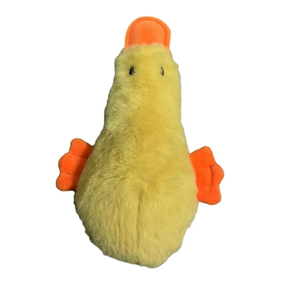 Stgfyxgs Pet Dog Squeak Toy Puppy Chew Toys Duck Shaped Pet Training Interactive Toy Plush Toy for Small Medium Large Dogs Cats Kitten yellow