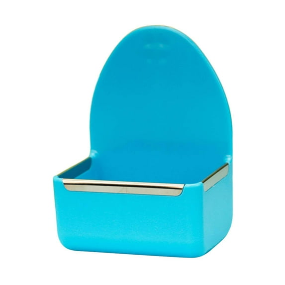 Stgfyxgs Rabbit Feeder for Cage Hanging Bunny Food Dish Anti Tipping Water Bowl Rabbit Dish Feeder for Birds Hamster Chinchilla Ferret blue