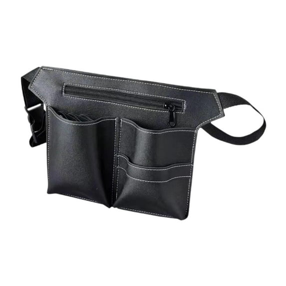 Stgfyxgs Salon Tools Bag Hairdressing Pouch Tool Pocket Hair Salon Storage Waist Bag for Hairdressing Tool Accessories Black