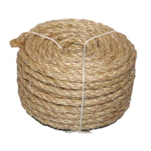 Stgfyxgs Sisal Twine Rope Cat Scratching Post Claw Control Toy Durable Tree Scratching Rope Furniture Protector Hemp Rope Thick 65Feet Linen