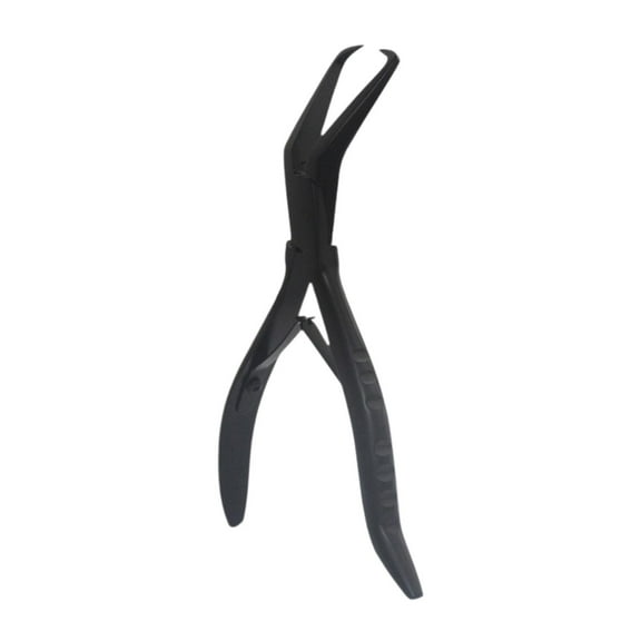 Stgfyxgs Stainless Steel Stainless Steel Hairstyle Filting Multifunctional Stainless Steel Sealing Tightening Pliers for Women Short Fillet Living Room Black