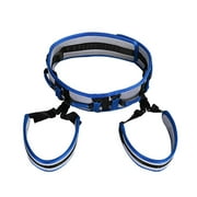 Stgfyxgs Transfer Gait Belt Belt Nursing Training with Leg Loops Physical Walking Ambulation for Elderly Disabled Patient , L L