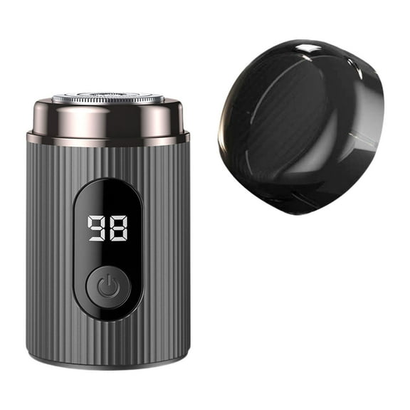 Stgfyxgs Travel Men's Waterproof Facial Beard Trimmer for Camping Car Trimming grey