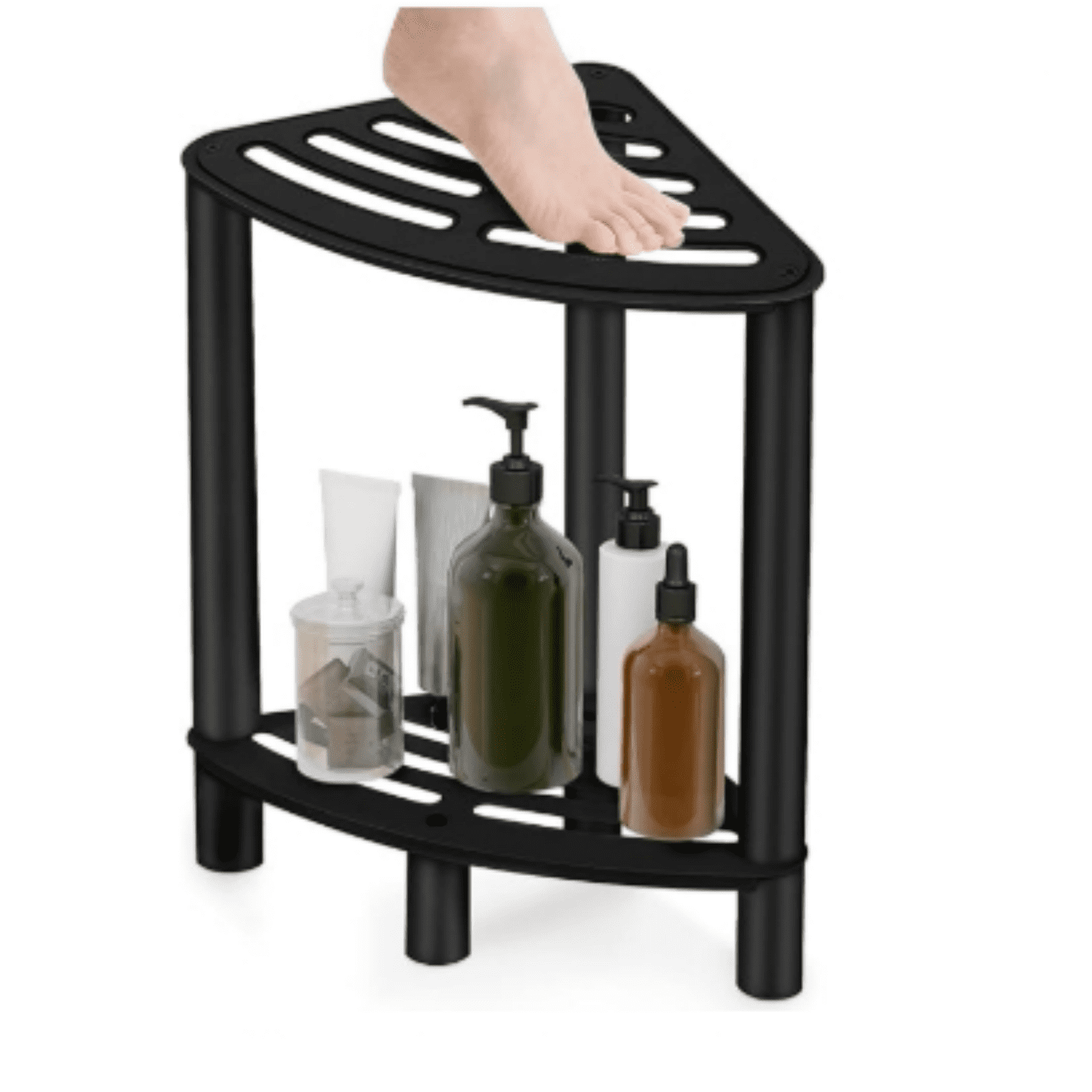 Stianless Steel Corner Shower Stool, Bathroom Shower Bench Corner ...