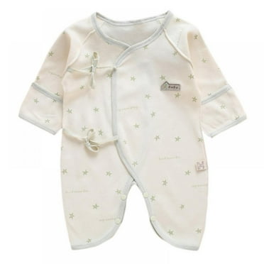 Stibadium Baby Rompers Infant Toddler Kimono Jumpsuit Kids Long Sleeves Bodysuit