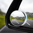 thumbnail image 1 of Stibadium Blind Spot HD Glass Frameless Convex Rear View Mirror 2" Round with Wide Angle Adjustable Stick for Cars, SUV and Trucks, 1 of 7