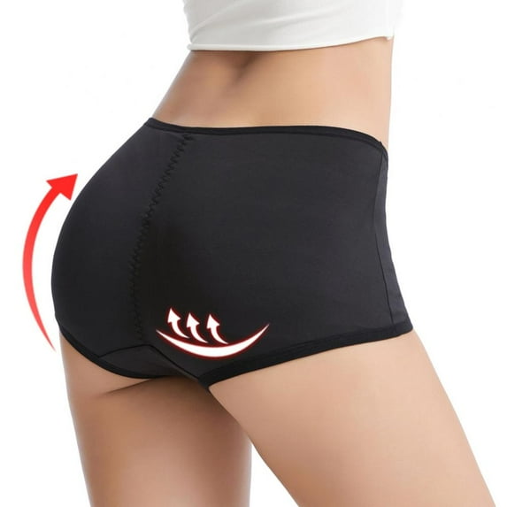 Stibadium Women Padded Butt Lifter Underwear Pads Hip Enhancer Panties Shapewear Shaper Panty Underpants Seamless Control Briefs