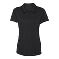 thumbnail image 1 of Stichou Women's Golf Shirt Summer Spring Polo Shirts Short Sleeve Tennis Tops Collared with 3 Button Athletic T Shirt Black S, 1 of 2