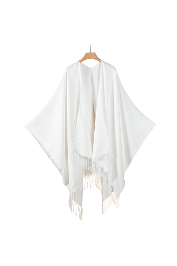 Women's Scarf Pashmina Shawls and Wraps for Evening Dress Bridesmaid Wedding Bridal Winter Warm Long Large Scarves White