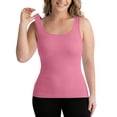 thumbnail image 1 of Stichou Women's Tank Tops Summer Square Neck Workout Cropped Ribbed Spring Camisole Sleeveless Clothes Pink S, 1 of 5