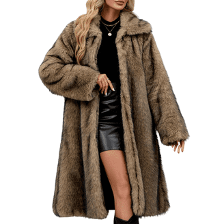 Shop Faux Fur Trench Coats for Clothing