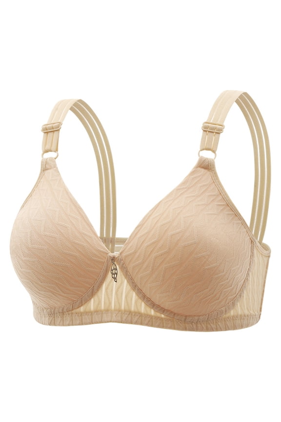 Womens Seamless Bras Plus Size Bra No Underwire Full Coverage Bralettes Convertible Thin Straps Sleep Comfort Everyday Bras Complexion 3XL