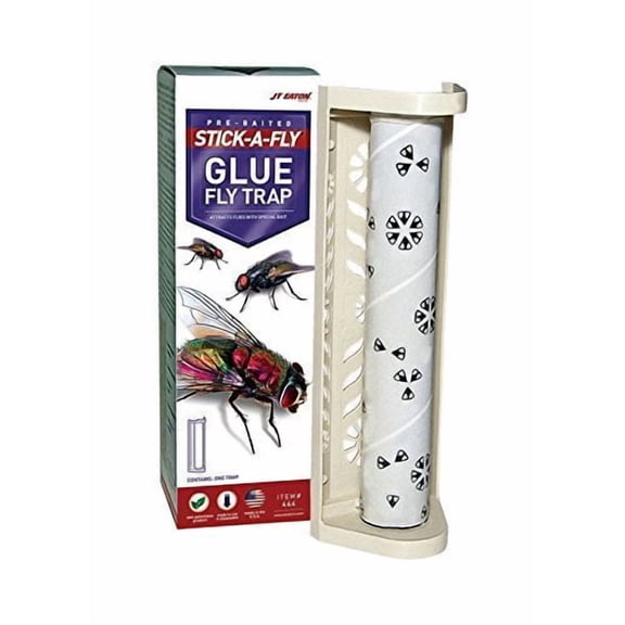 Stick-a-Fly Fly Trap Boxed - Disposable Insect Catcher Home & Garage Storage, Stackable Design