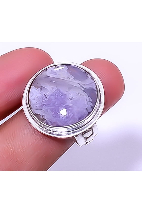 Stick Agate Designer Gemstone 925 Sterling Silver Artisan Ring s.9 R7906-15 A36, Beautiful Jewelry For Woman, New Year Sale, Valentin's Day Gift