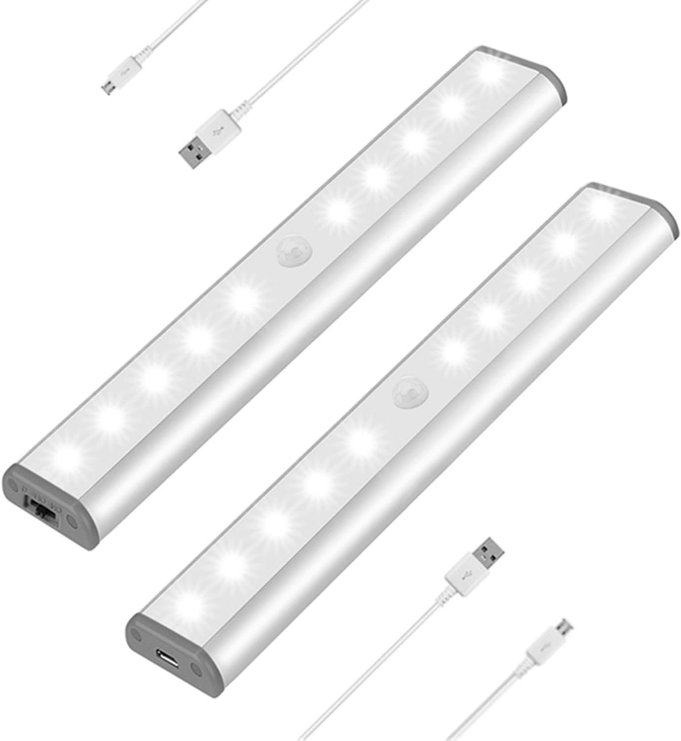 Stick- Anywhere Portable Little Light LED Under Cabinet Lights 10-LED ...