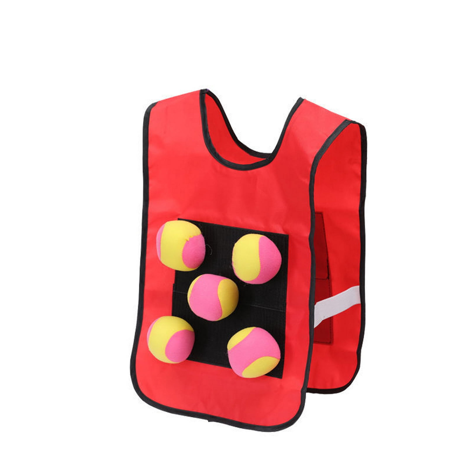 Stick Ball Vest Dodgeball Game with 5 Soft Balls ParentChild