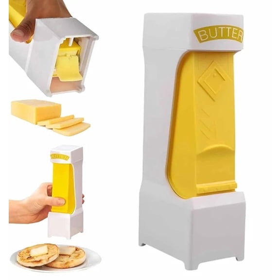 Stick Butter Cutter & Slicer Single Stick Dispenser with Freshness Cover, Precise Portion Slices for Toast, Baking, Chocolate & Everyday Kitchen Use TIKA