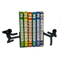 thumbnail image 1 of Clever Contraption Stick Figure Bookends | Karate-Themed Martial Arts Book Stopper – Minimalist Home Decor, 1 of 10