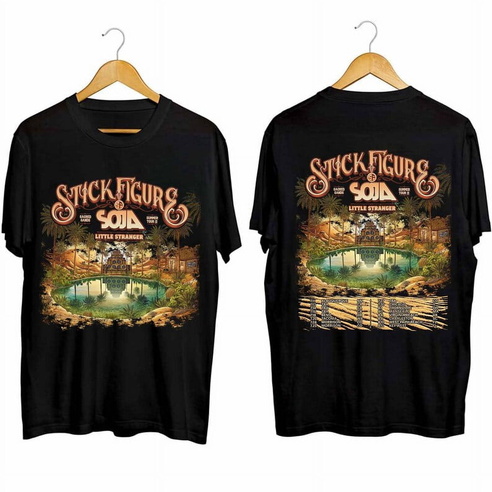 Stick Figure Sacred Sands Summer Tour 2024 Shirt, Stick Figure Band Fan Shirt, Stick Figure