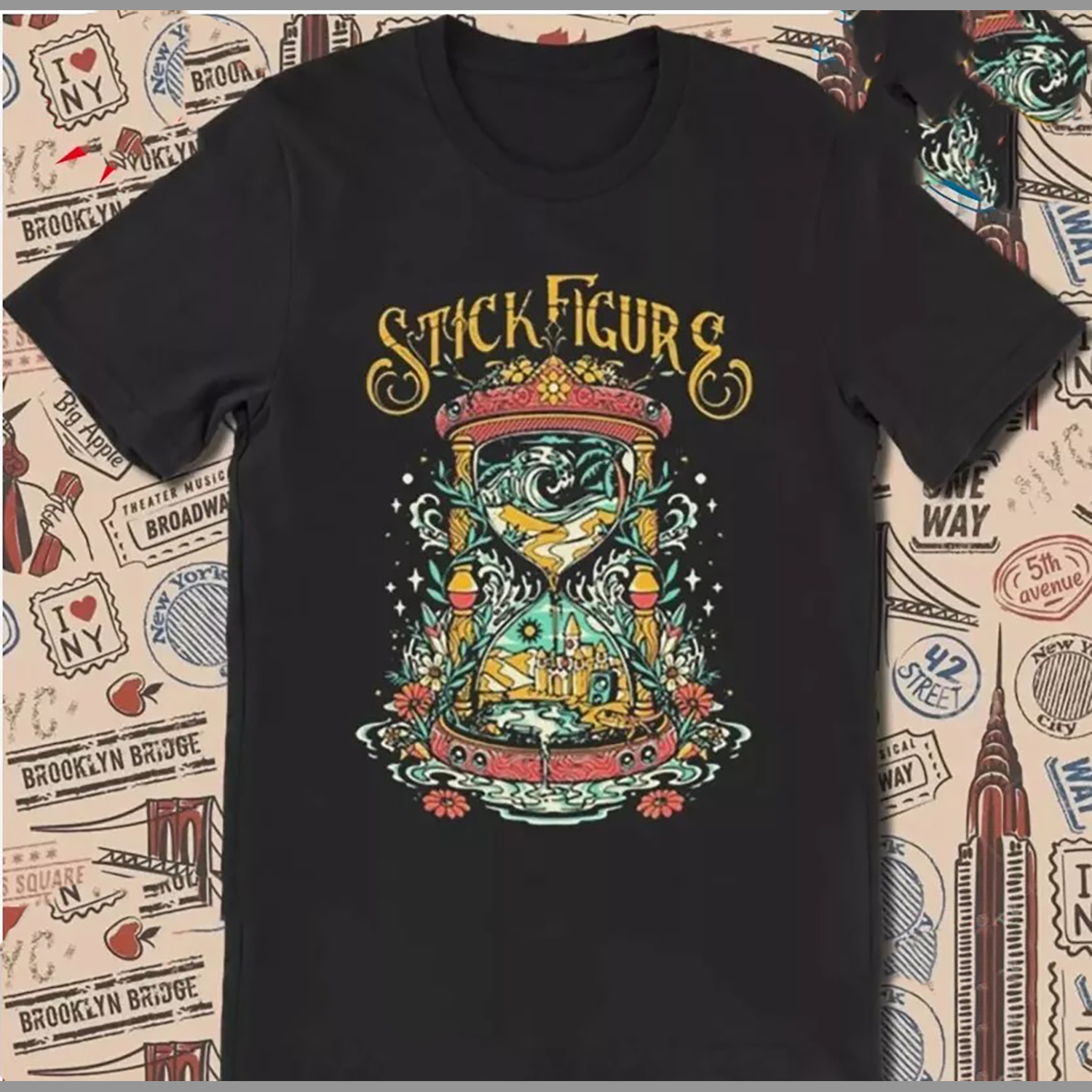 Stick Figure Sacred Sands Tour 2024 tshirt