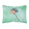thumbnail image 1 of Stick Horse Watercolor Canvas Fabric Decorative Pillow, 1 of 3