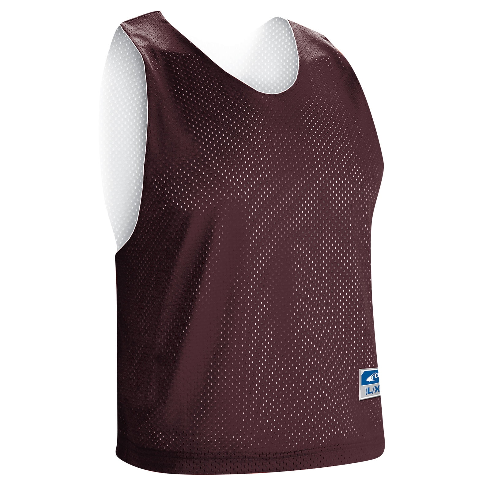 STICK Lacrosse Jersey - MAROON BODY, WHITE BODY - M