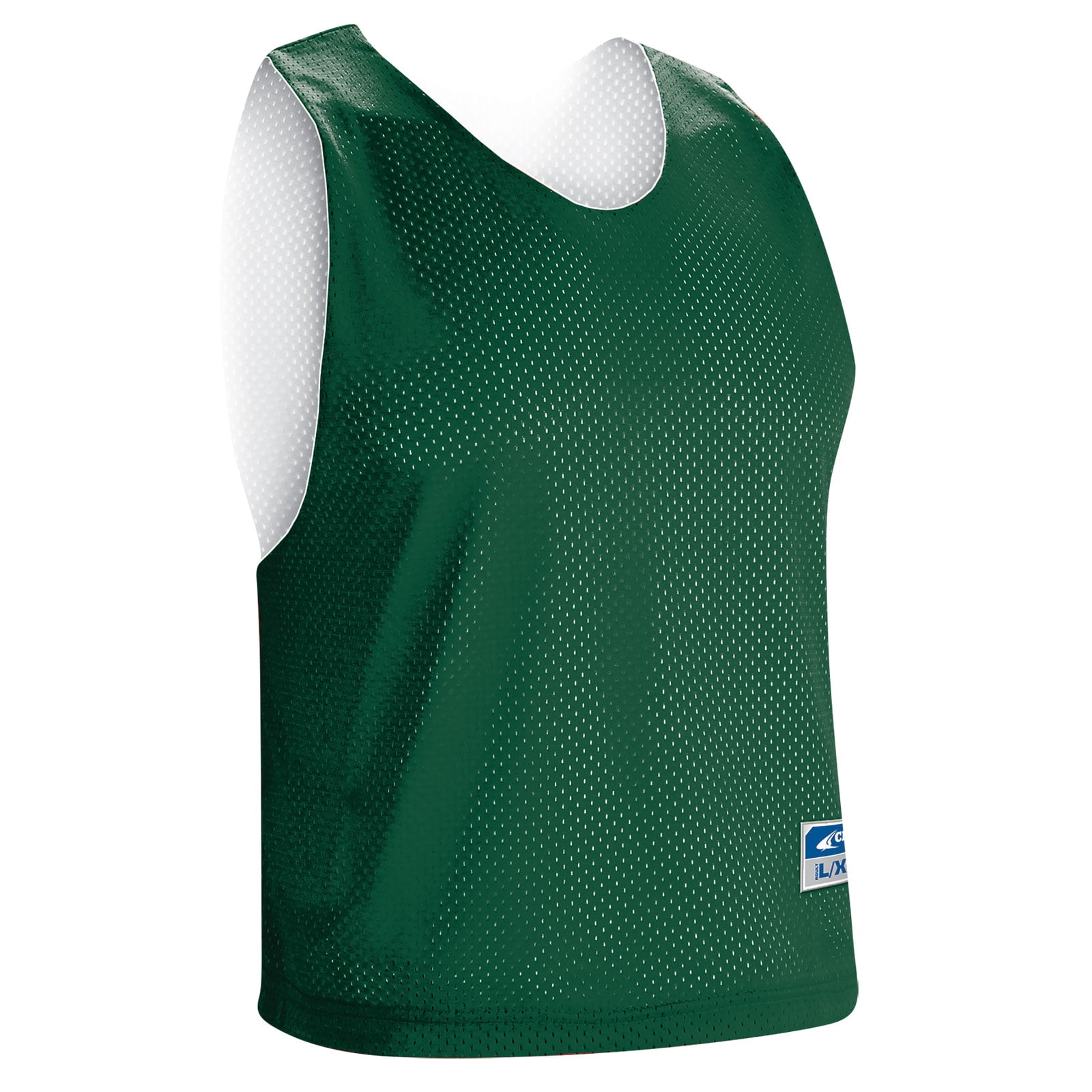 Stick Lacrosse Jersey, Youth Medium, Forest Green, White