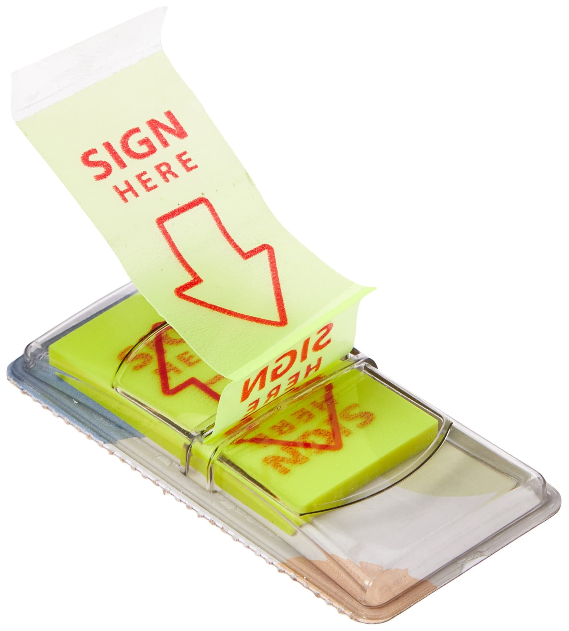 Stick N 25mm Sign Here Pop Up Flag - Yellow - Walmart.com
