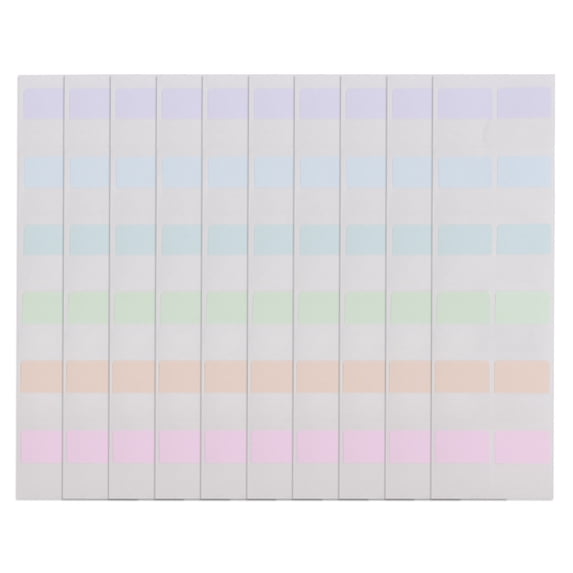 Mini File Tabs Book Markers, Bright Color Page Index Sticker, Writeable Labels
