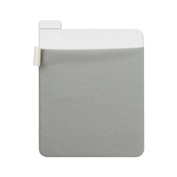 Stick-On Pouch Holder for Wireless Sleeve for Laptop Reusable Adhesive Storage Cover