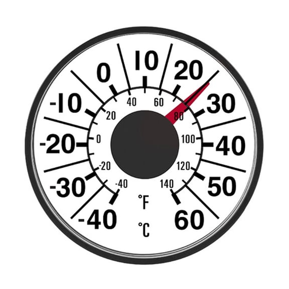 Stick On Thermometers Mechanical Thermometers for Window with Temperature Ranges 40 to 60℃ Ideal for Indoor Outdoor Use