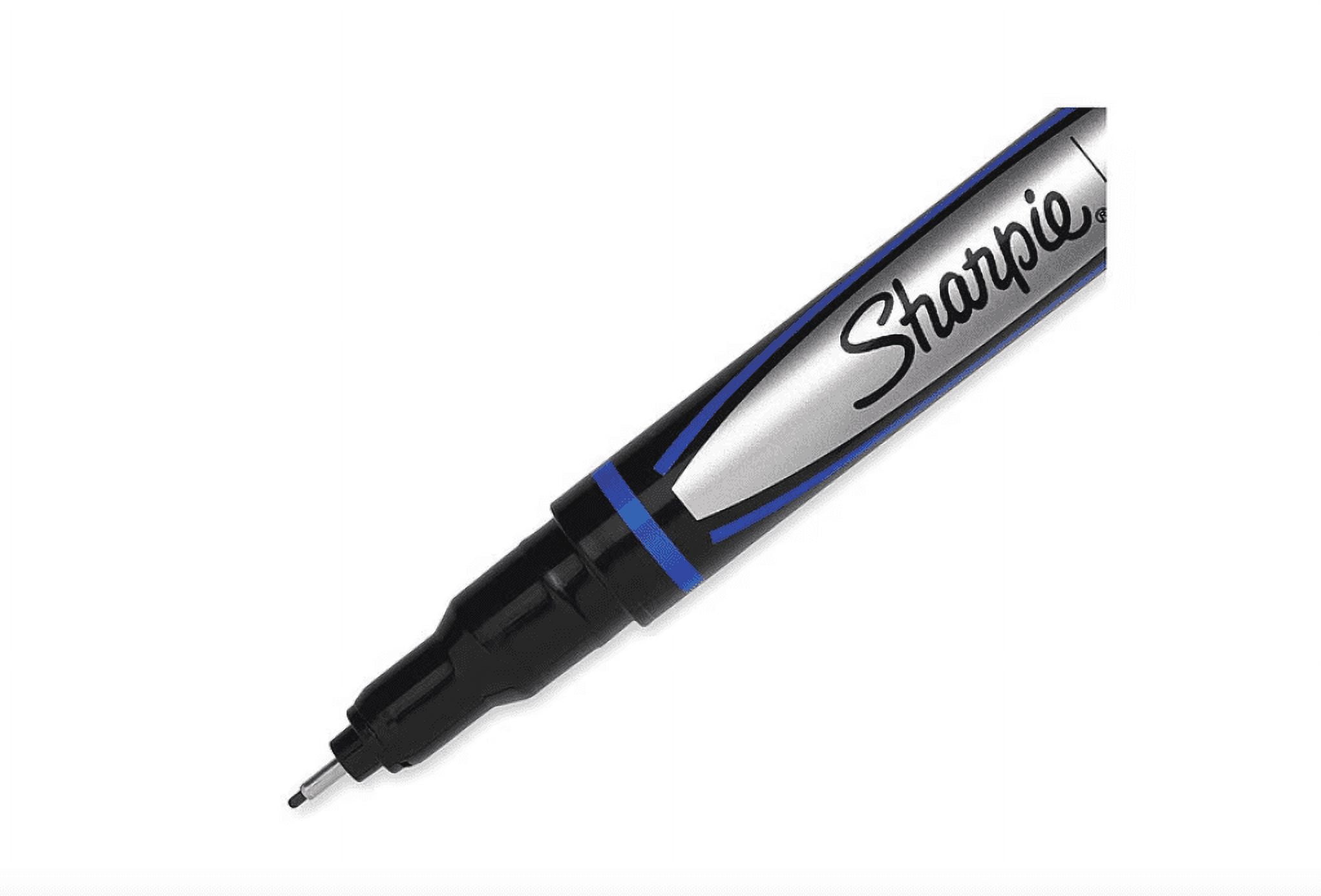 Stick Permanent Pen, Fine 0.8 mm, Blue PK12