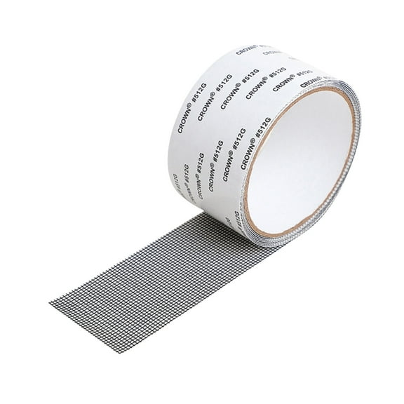 Self Screen Tape for Windows Curtain Home Stick Mesh Door Fixing, 5 cm×9 cm, Black