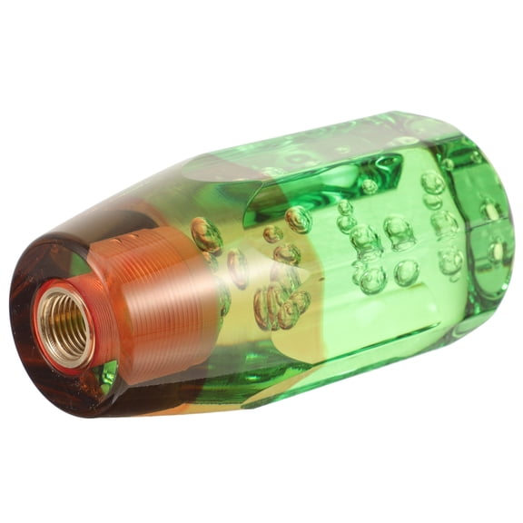 ORDDIART Green Acrylic Shift Knob 1 .93x1.97x1.97 Inches Compatible with Manual Transmission Cars