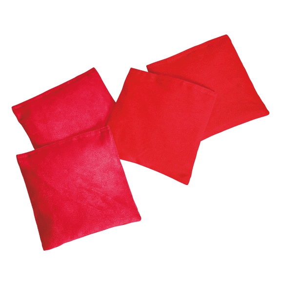 Stick & Slide Beanbags, 4-Pack, Red, for Ages 3 and up, by MinnARK