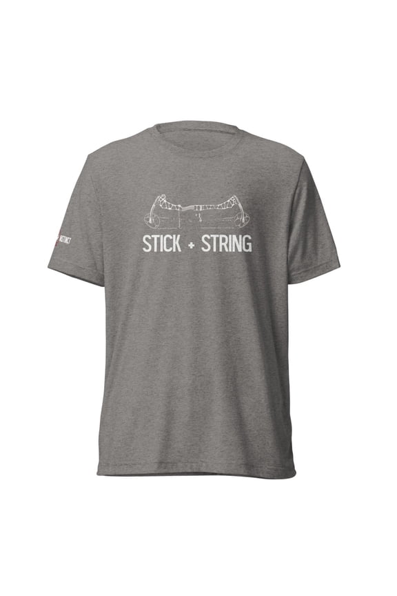 Stick + String Tee (Grey Triblend)