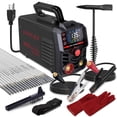 thumbnail image 1 of Stick Welder 135A110V Portable Welding Machine,ARC/TIG welder with LED Display Synergic Control,IGBT Inverter Welder with Hot Start Arc Force Anti-Stick for Home repair& Metal Working 20 Rods Include, 1 of 8