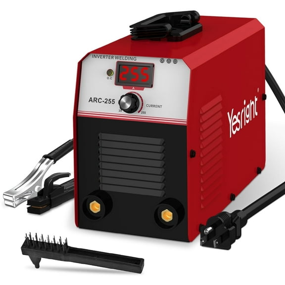 YesRight 255A MMA Welding Machine, Portable ARC Welder with IGBT Display