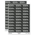 thumbnail image 1 of Stick With it Glue Teacher Student School Sticker Set - Black - Gloss Finish - 1.75" Medium, 1 of 7