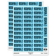 thumbnail image 1 of Stick With it Glue Teacher Student School Sticker Set - Light Blue - Gloss Finish - 1.5" Small, 1 of 7