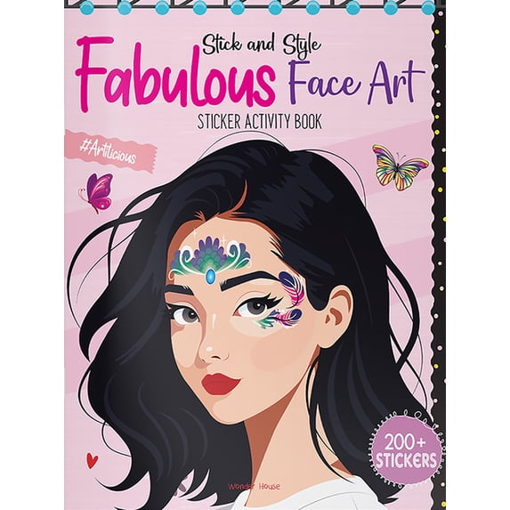 Stick and Style - Fabulous Face Art (Sticker Activity Book), (Paperback)