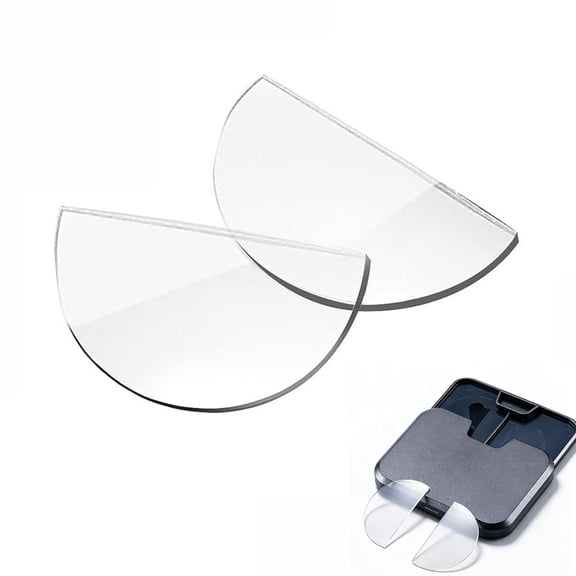 Stick-on Bifocal Reading Lenses, Adhesive Magnification for Sunglasses Goggles, Reusable, No Water Needed